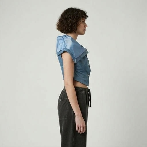 Structured Suede Tailored Vest