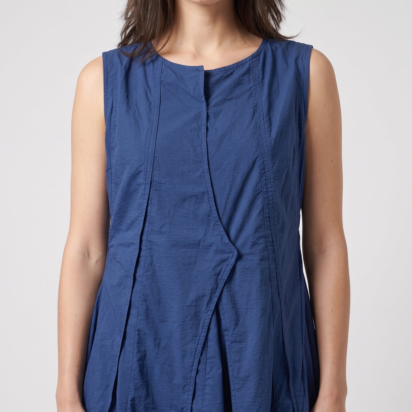 Tailored Blue Structured Vest