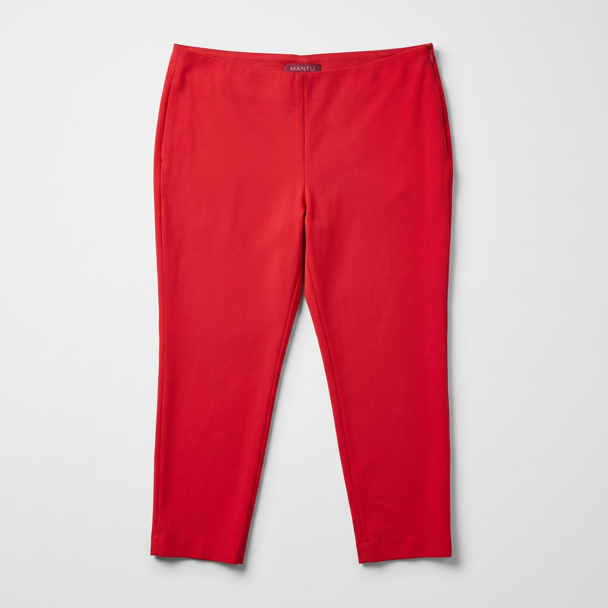 Tailored Vibrant Red Slim Trousers