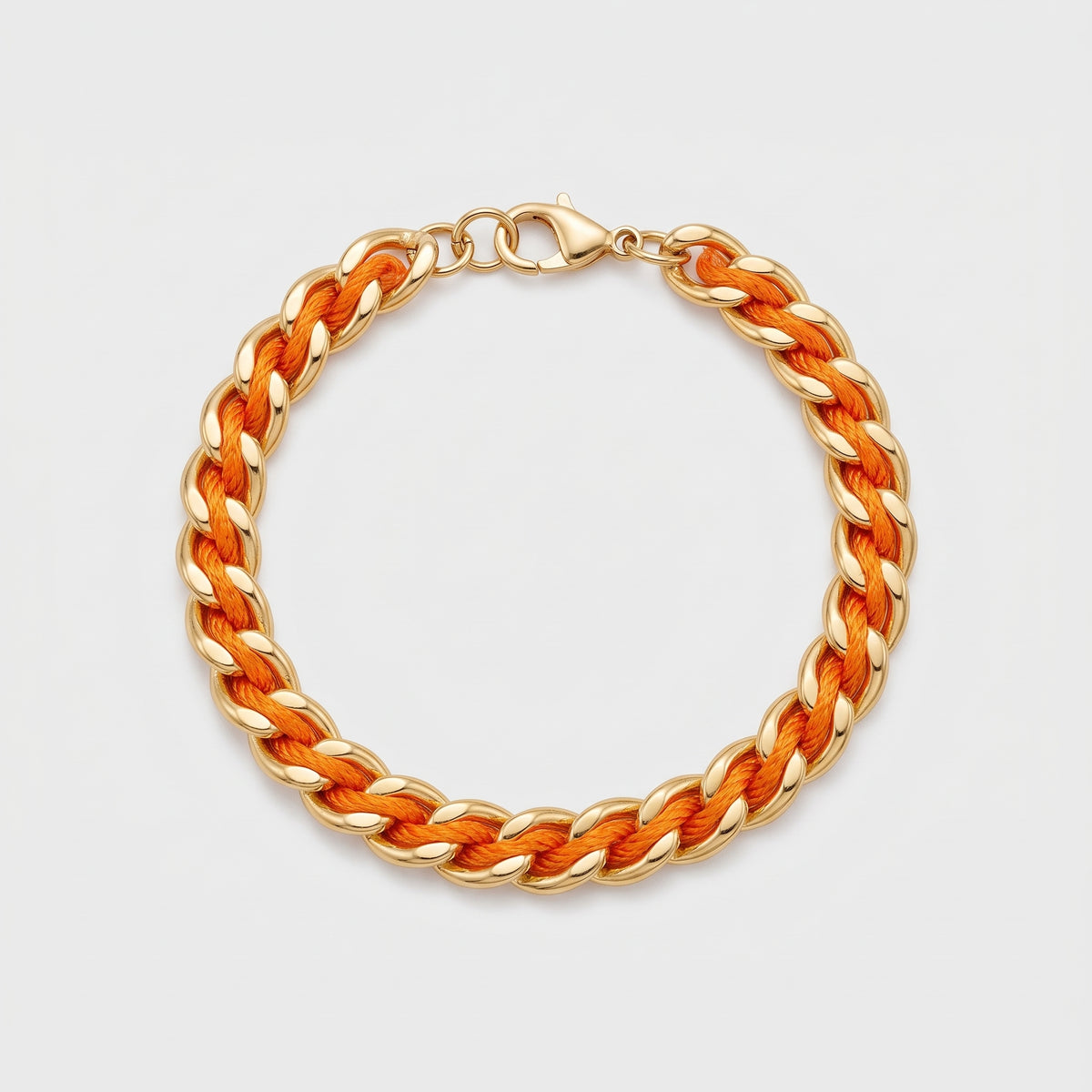 Woven Gold Chain Bracelet