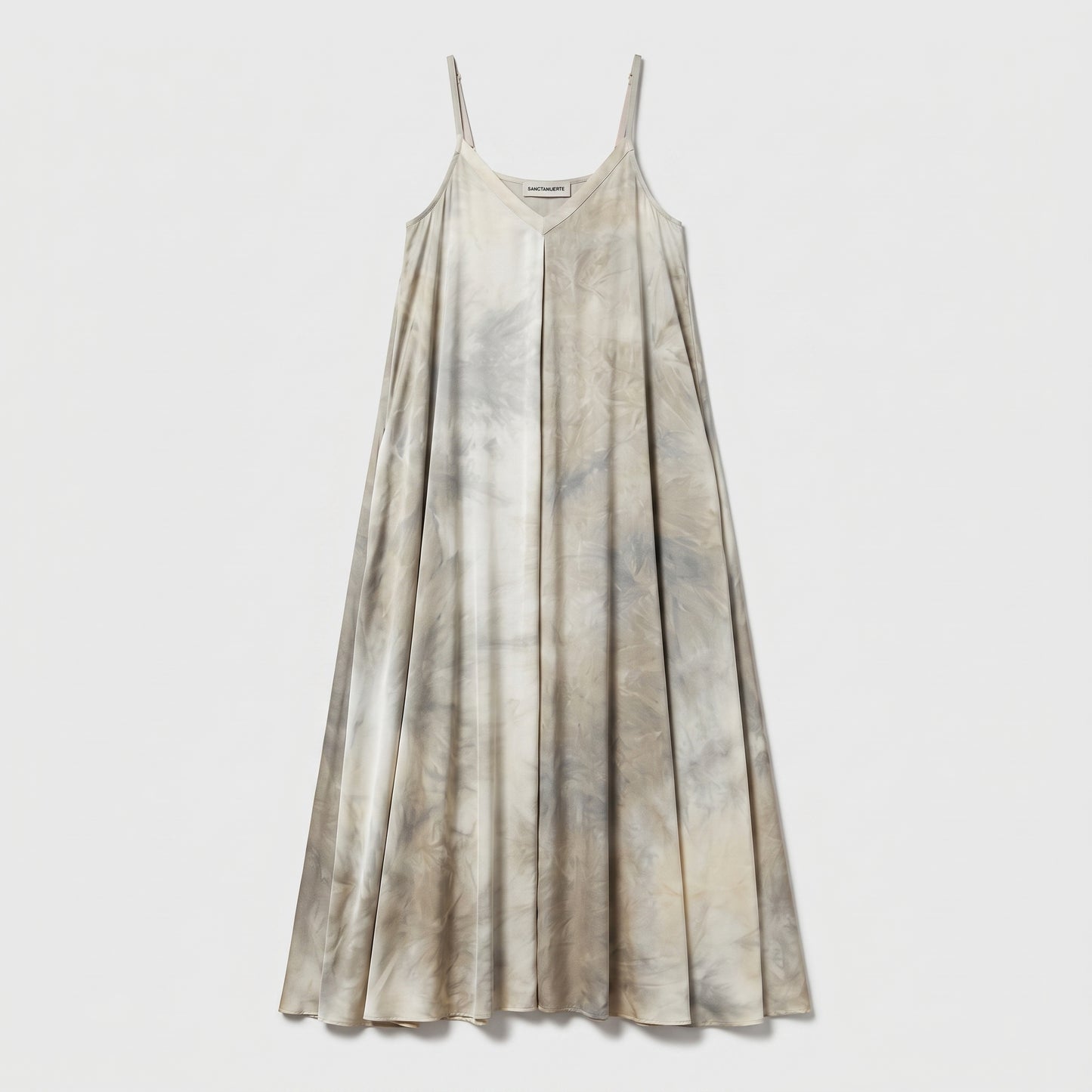 Abstract Print Maxi Slip Dress