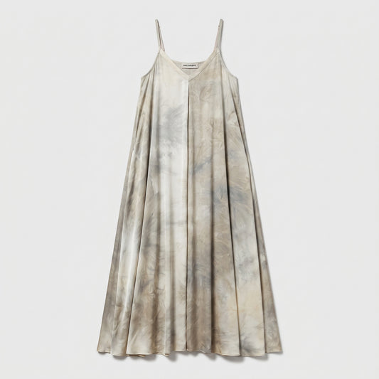 Abstract Print Maxi Slip Dress