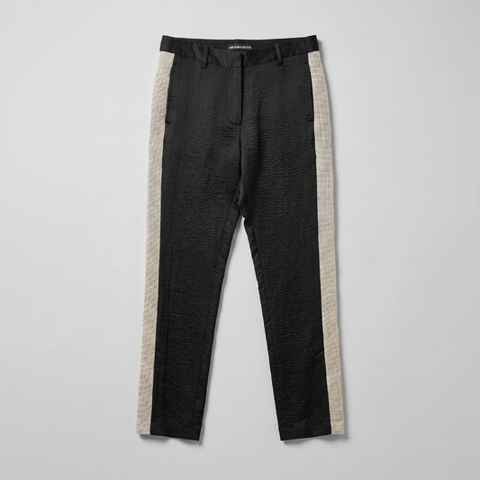 Textured Side-Stripe Tailored Trousers
