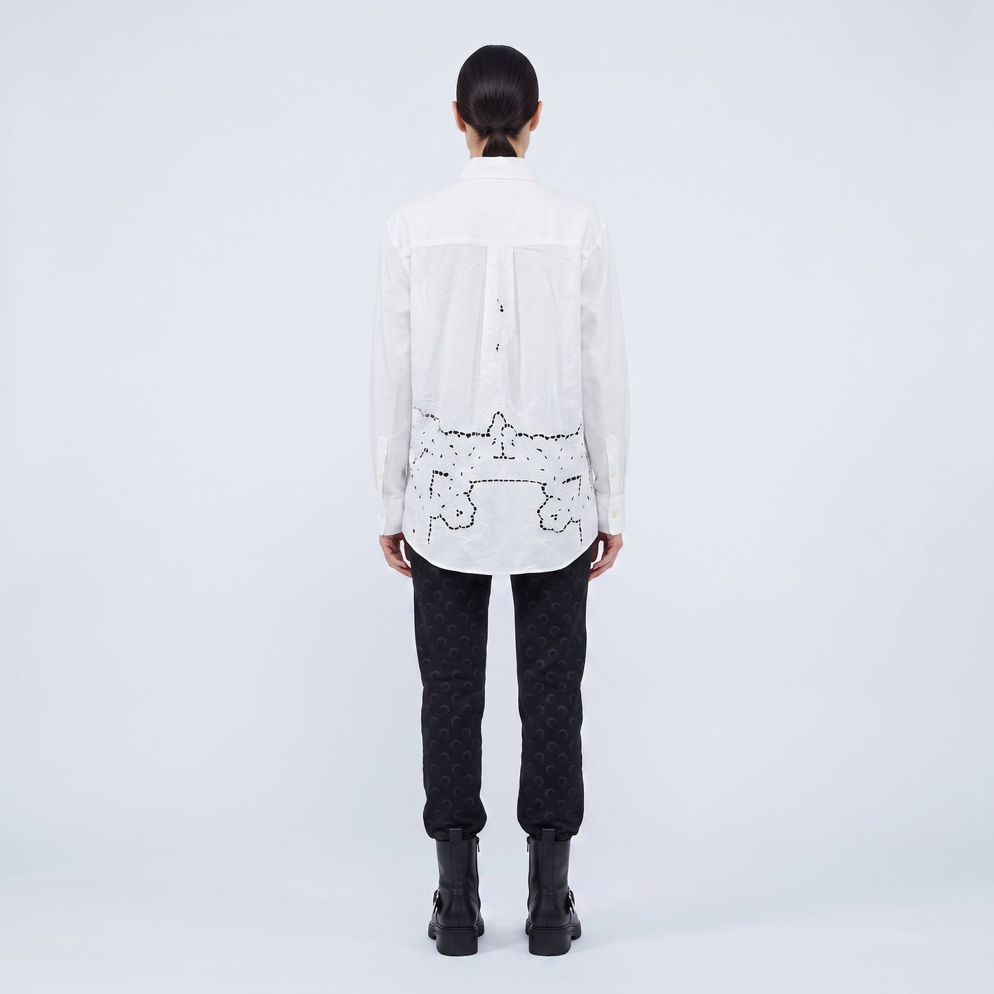 Embroidered Cotton Poplin Shirt