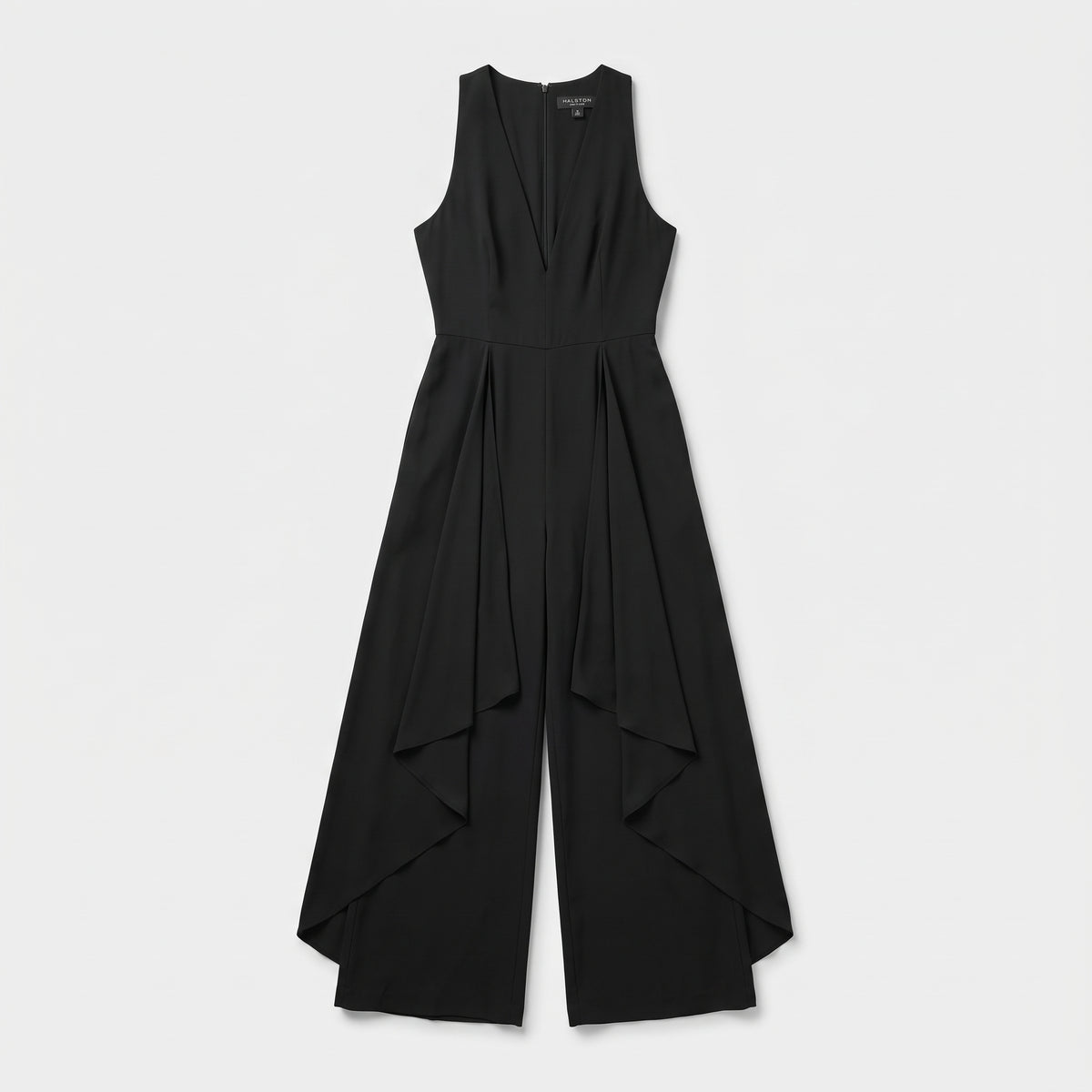 Sleeveless Drape Front Jumpsuit