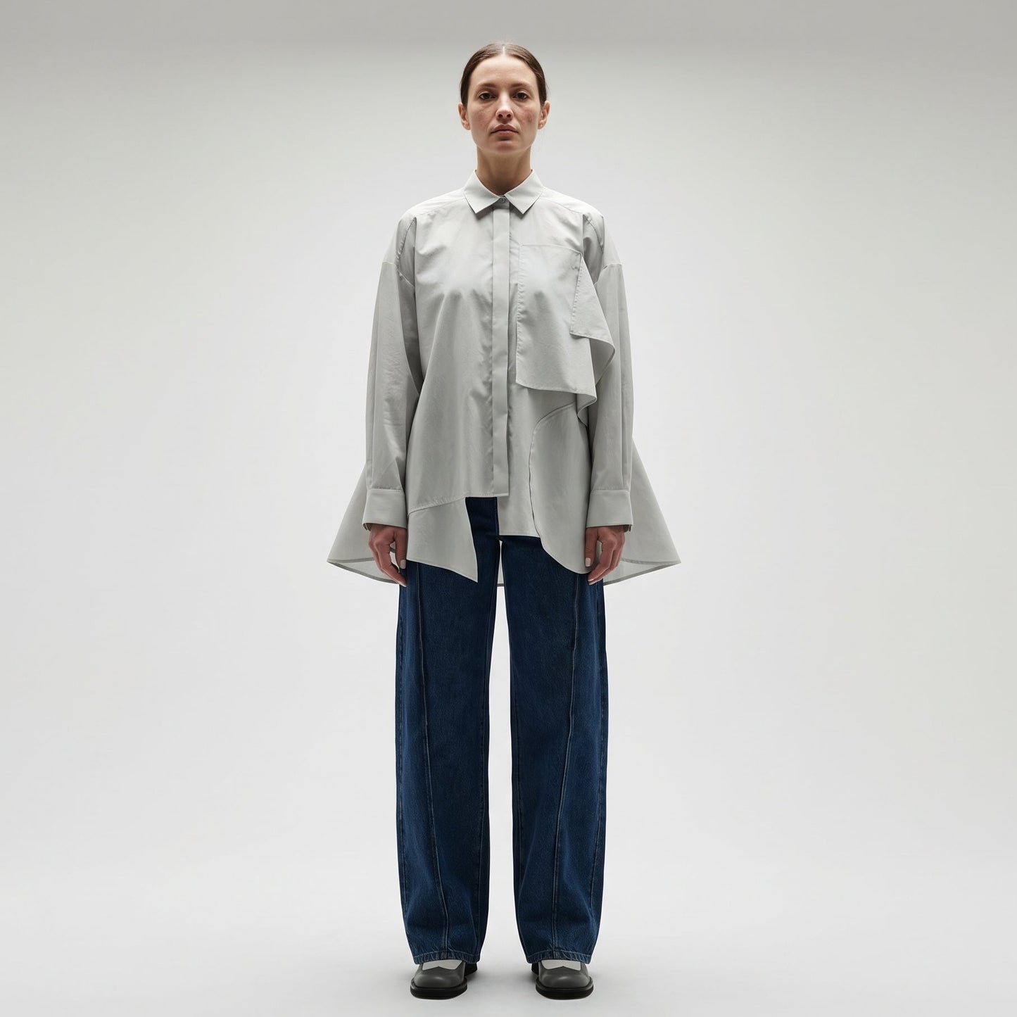 Architectural Panel Oversized Shirt
